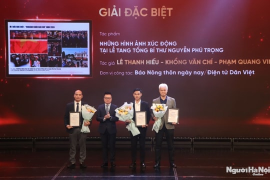 Vinh danh các tác phẩm đạt giải ảnh “Khoảnh khắc báo chí” năm 2024