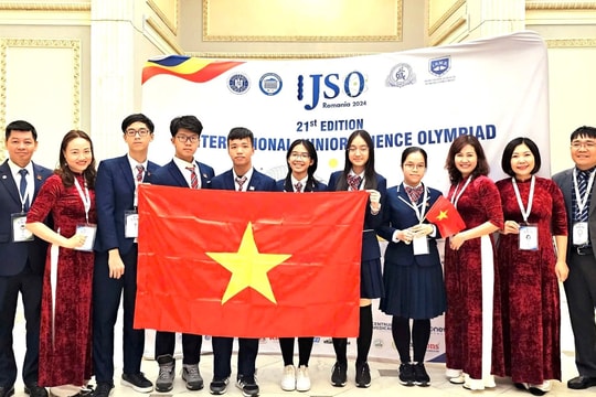 Học sinh Hà Nội giành 6 Huy chương Olympic khoa học trẻ quốc tế 2024