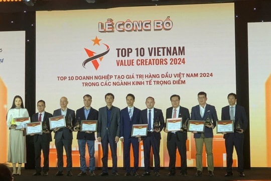 Vinh danh các doanh nghiệp tạo giá trị hàng đầu Việt Nam 2024