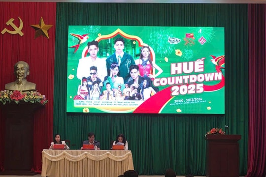 Nhiều nghệ sĩ nổi tiếng biểu diễn “Countdown Huế 2025 - Một Kỷ nguyên mới”