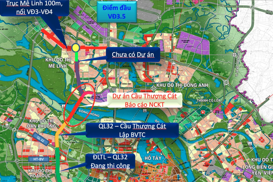 Hà Nội chốt vị trí xây cầu Thượng Cát vào quý 4/2025