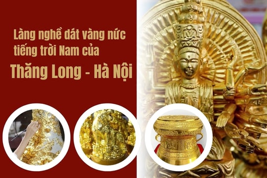 [Video] Làng nghề dát vàng nức tiếng trời Nam của Thăng Long - Hà Nội