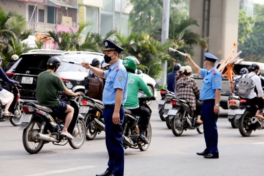 Hà Nội lập 144 'chốt' chống ùn tắc giao thông trong dịp Tết