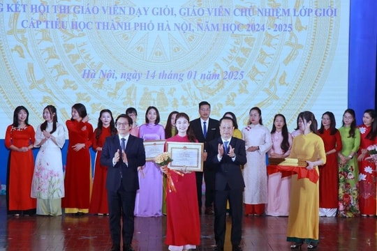 Hà Nội khen thưởng 150 giáo viên dạy giỏi cấp tiểu học