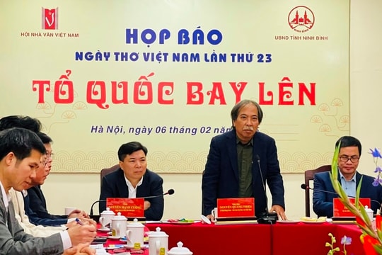 Ngày thơ Việt Nam lần thứ 23 sẽ được tổ chức tại thành phố Hoa Lư, tỉnh Ninh Bình