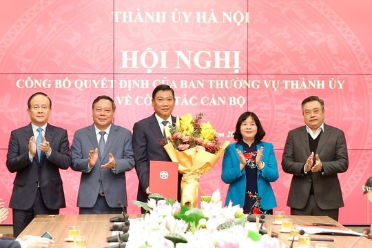 Đồng chí Đỗ Anh Tuấn giữ chức Trưởng ban Nội chính Thành ủy Hà Nội