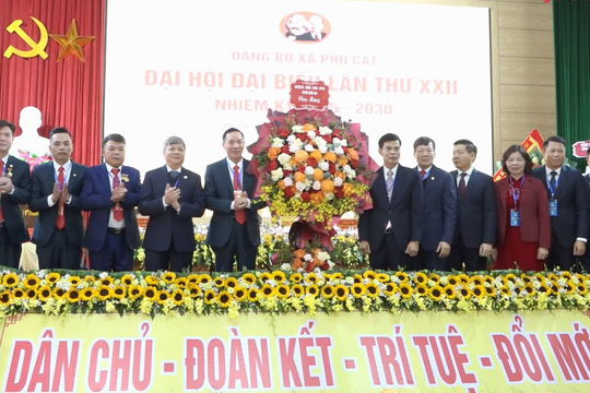 Huyện Quốc Oai tổ chức thành công Đại hội đại biểu điểm Đảng bộ xã Phú Cát