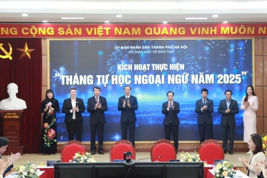 Ngành giáo dục Thủ đô thực hiện Tháng tự học ngoại ngữ