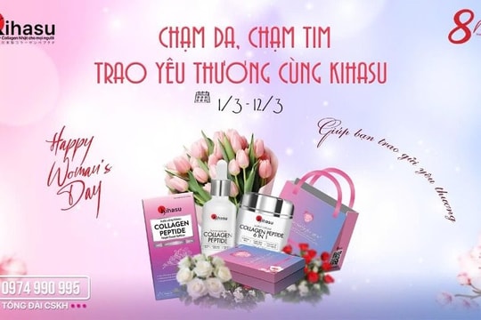 KIHASU trao yêu thương, toả sáng cùng phái đẹp ngày 8/3