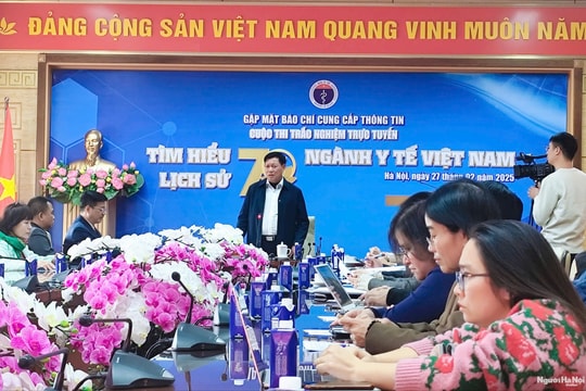 Bộ Y tế phát động cuộc thi tìm hiểu lịch sử 70 năm ngành Y tế Việt Nam