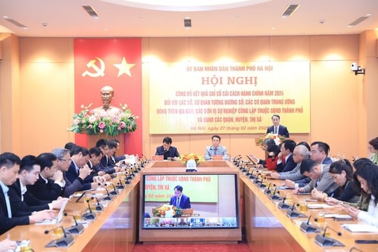 Hà Nội công bố Chỉ số cải cách hành chính năm 2024