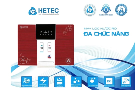 Máy lọc nước RO đa chức năng HETEC: Giải pháp công nghệ vì sức khỏe cộng đồng