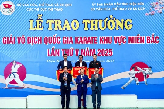 Hà Nội giành giải nhất toàn đoàn với 32 Huy chương tại giải Vô địch quốc gia Karate khu vực miền Bắc