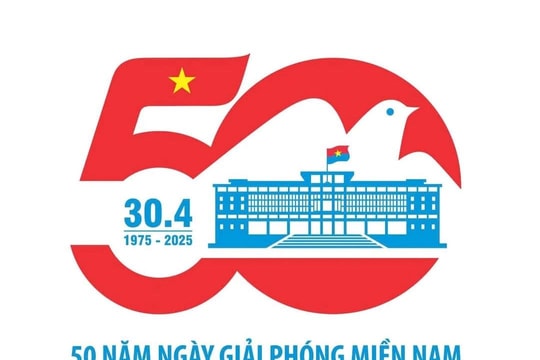 Logo Kỷ niệm 50 năm Ngày Giải phóng miền Nam thống nhất đất nước: Nhiều tầng nấc ý nghĩa