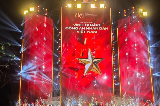 Gala âm nhạc "Vinh quang Công an nhân dân Việt Nam"