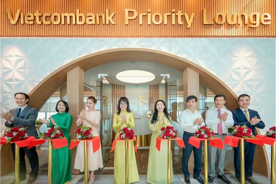 Chính thức khai trương Phòng chờ Vietcombank Priority tại Nhà ga T3 Sân bay quốc tế Tân Sơn Nhất