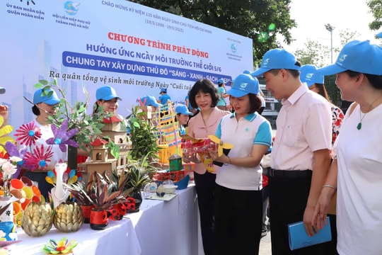 Chung tay xây dựng Thủ đô “Sáng - Xanh - Sạch - Đẹp”