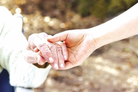 Mùa về trên tay mẹ