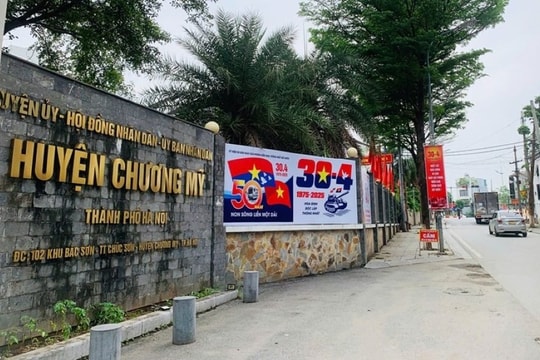 Huyện Chương Mỹ dự kiến trong tháng 5 hoàn thiện đề án cán bộ, nhân sự cấp xã mới