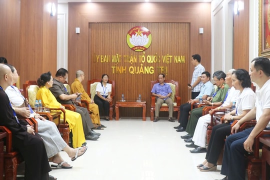 Ủy ban Mặt trận Tổ quốc Việt Nam TP Hà Nội thăm và làm việc tại tỉnh Quảng Trị
