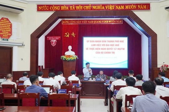 Đại học Huế phối hợp phát triển khoa học, công nghệ, đổi mới sáng tạo và chuyển đổi số