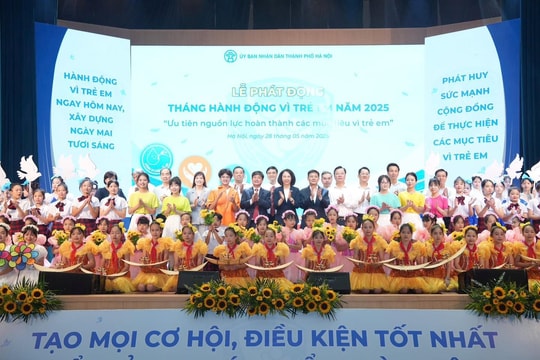 Hà Nội phát động Tháng hành động vì trẻ em năm 2025