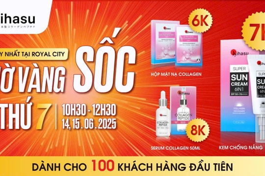 ‏Thương hiệu Kihasu gây “bão” với combo mỹ phẩm giá từ 6K, chỉ áp dụng 2 ngày tại Royal City‏