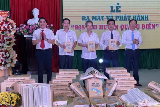 TP. Huế: Ra mắt và phát hành sách “Địa chí huyện Quảng Điền”