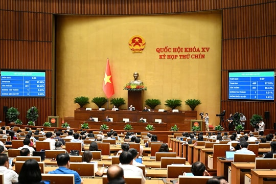 Quốc hội chính thức thông qua Nghị quyết về việc sắp xếp đơn vị hành chính cấp tỉnh, cả nước còn 34 tỉnh, thành phố