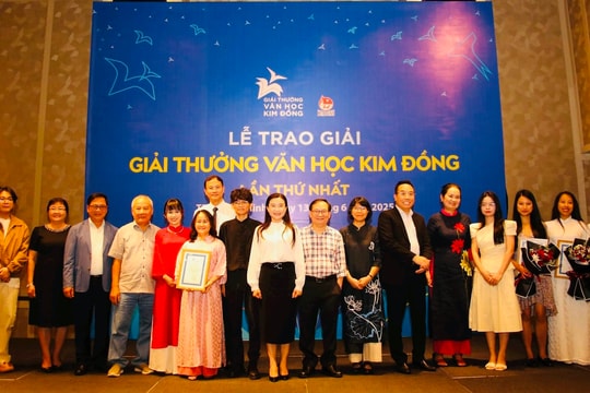 11 tác phẩm xuất sắc giành Giải thưởng Văn học Kim Đồng lần thứ nhất