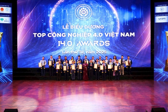 Tôn vinh 125 doanh nghiệp, cá nhân tại Top Công nghiệp 4.0 Việt Nam năm 2025