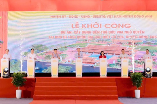 Khởi công xây dựng đền thờ Đức vua Ngô Quyền