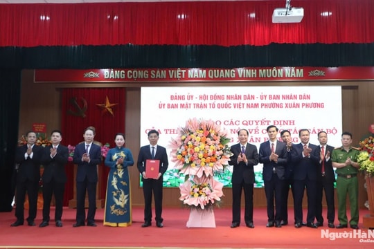 Phường Xuân Phương: Sẵn sàng vận hành, nâng cao chất lượng phục vụ nhân dân