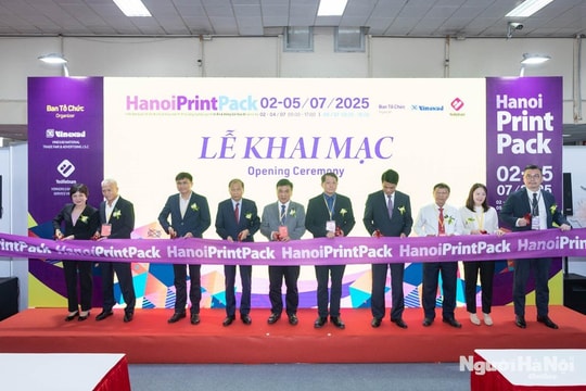Khai mạc triển lãm HanoiPrintPack 2025