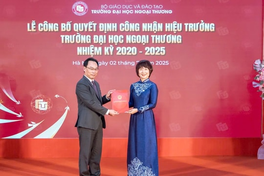 Trường Đại học Ngoại thương có tân hiệu trưởng