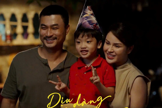 Diễn viên nhí Khôi Nguyên gây xúc động trong phim “Dịu dàng màu nắng”