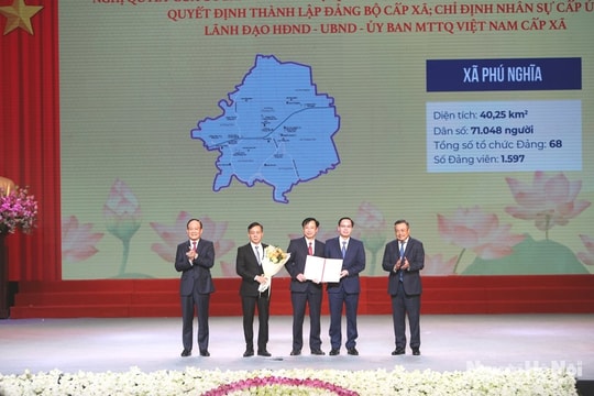 Xã Phú Nghĩa (mới): Tổ chức bộ máy hoạt động hiệu quả, cùng Thủ đô vững bước trong kỷ nguyên giàu mạnh