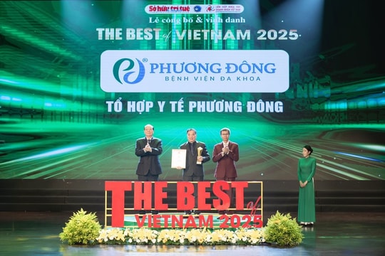 Mô hình y tế ba trụ cột đưa Phương Đông vào Top 3 Bệnh viện tốt nhất Việt Nam 2025