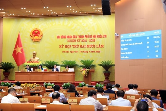 Thông qua Nghị quyết quy định về Kỷ niệm chương “Vì sự nghiệp xây dựng, bảo vệ và phát triển Thủ đô”