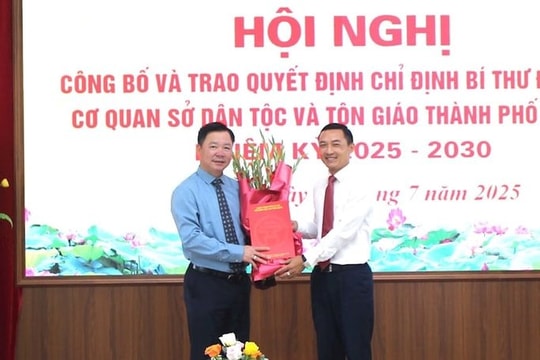 Đồng chí Nguyễn Sỹ Trường được chỉ định là Bí thư Đảng ủy Sở Dân tộc và Tôn giáo Thành phố Hà Nội nhiệm kỳ 2025-2030.