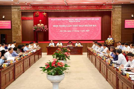 Hà Nội: Tập trung chỉ đạo 4 nhiệm vụ trọng tâm công tác xây dựng Đảng
