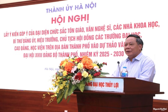Hà Nội: Lấy ý kiến đại diện văn nghệ sĩ, trí thức góp ý Dự thảo Văn kiện Đại hội XVIII Đảng bộ Thành phố