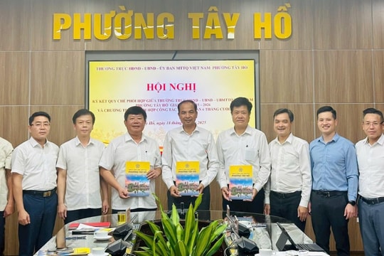 Phường Tây Hồ tăng cường phối hợp, phát huy sức mạnh hệ thống chính trị vì mục tiêu phát triển bền vững