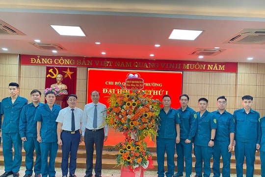 Phường Tây Hồ tổ chức Đại hội Chi bộ Quân sự phường lần thứ I
