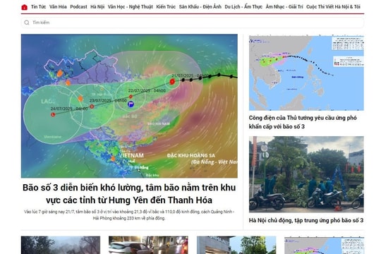 Báo chí phải đưa tin kịp thời dự báo, cảnh báo, diễn biến bão số 3 để người dân chủ động phòng, chống bão