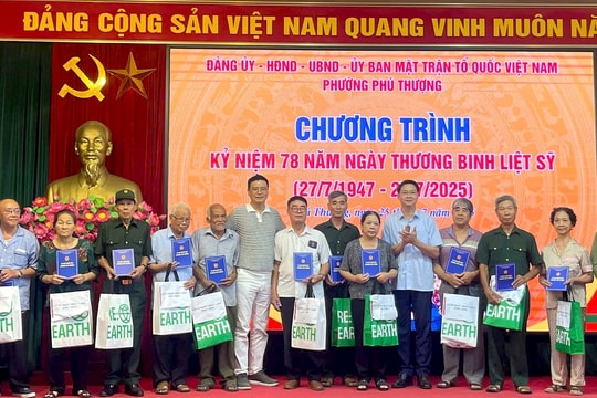 Quan tâm chăm lo cho gia đình chính sách, người có công với cách mạng tại Phú Thượng