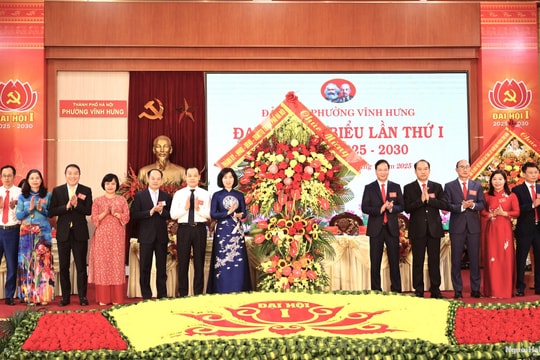 Phường Vĩnh Hưng vững bước tiến vào kỷ nguyên mới của dân tộc