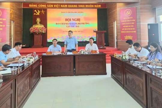 Phường Phú Thượng tổ chức Hội nghị lần thứ II BCH Đảng bộ phường nhiệm kỳ 2025-2030