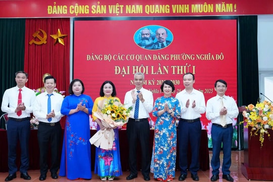 Phường Nghĩa Đô tổ chức Đại hội Đảng bộ các cơ quan Đảng lần thứ I