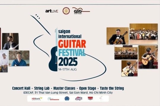 Liên hoan Guitar quốc tế Sài Gòn 2025 diễn ra từ ngày 14 - 17/8